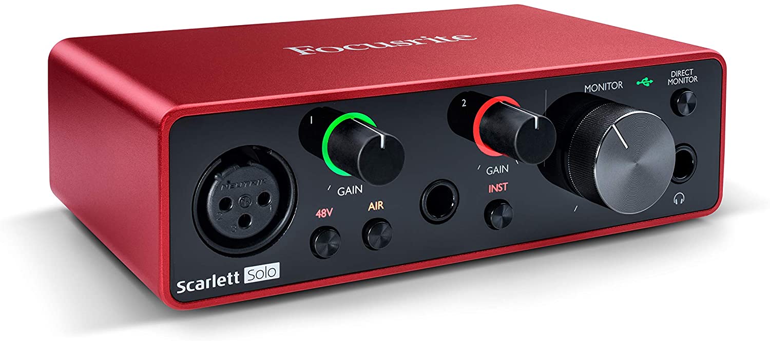 focusrite solo audio interface